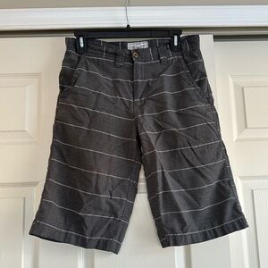 Free World Men’s Grey Shorts with White Stripes Men’s Size 28